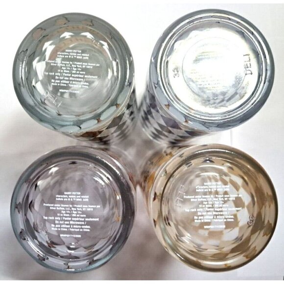 Silver Buffalo Harry Potter Hogwarts Houses 10 oz. Glasses Set of Four - Picture 6 of 8